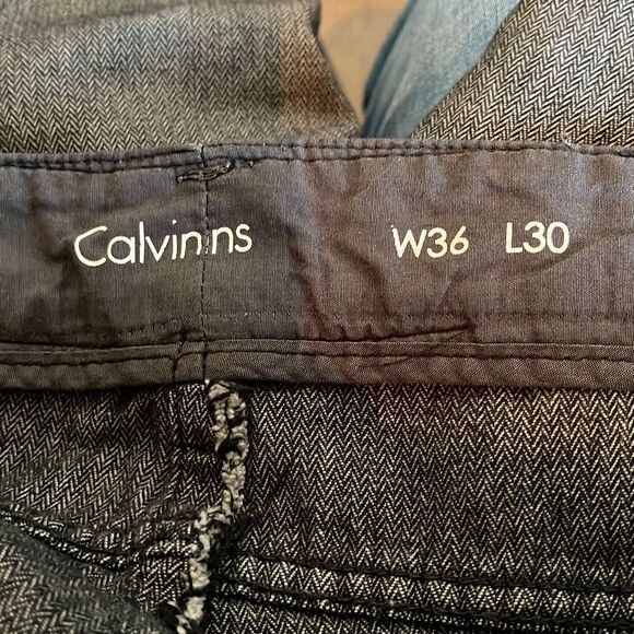 Calvin Klein Gray Men’s Slightly Distressed Jeans size 36 x 30 - Picture 7 of 9